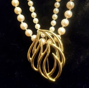 Large Modernist Pin 2.5 x 1.75 inches